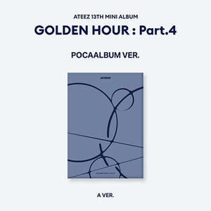 ATEEZ GOLDEN HOUR Part.4 [POCAALBUM VER] การ์ด QR KPOP พร้อมสติกเกอร์ตั้งโชว์รูปภาพ ภาษาเกาหลี สำหรับทุกวัย ดีไซน์เกาหลี ATEEZ - Product Image 1