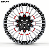 Velg EVOR Forged Wheels Laris Manis 5x114.3 5x112 5x120 Rims Aluminium Alloy Mobil Penumpang 17 18 19 20 21 22 23 Inch untuk Mercedes-Benz