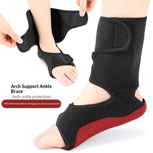 Supporto per Caviglia <span class=keywords><strong>con</strong></span> Fascia di Sostegno, Chiusura a Strappo, in Neoprene e Nylon Traspirante, Protezione Sportiva Indossabile nelle <span class=keywords><strong>Scarpe</strong></span>, Unisex - Product Image 1
