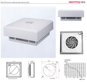 Filtro superior del gabinete del ventilador de escape superior del Gabinete de la serie Demma con ventilador superior listo para enviar - Product Image 4