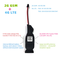Rastreador GPS 4G LTE DC 9V-95V Dispositivo de Seguimiento GT06 Fácil de Instalar Antirrobo para Laptop TV Auto Vehículo Ebike Motocicleta con APP Gratuita