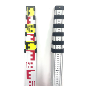 Mire de nivellement en aluminium 7M6S avec bulle de 1 mm pour la topographie et l'ingénierie – Garantie 1 an - Product Image 2