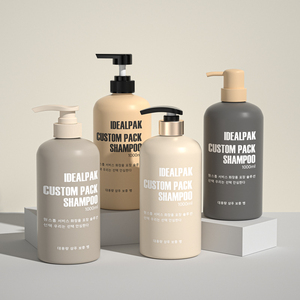 Emballage personnalisé écologique pour gel douche, bouteille à <span class=keywords><strong>pompe</strong></span> ronde de 1 litre, <span class=keywords><strong>vide</strong></span>, pour soins des animaux, bouteille de shampoing pour chien de 1000 ml - Product Image 3