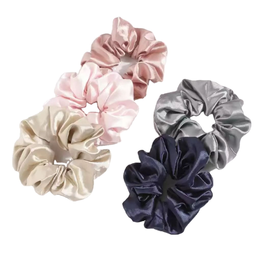 Резинки для волос шелковые 100% шелковые эластичные резинки для волос