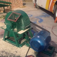 Broyeur à bois portable à haute efficacité, machine à sciure de bois, broyeur à marteaux, moteur, 3T/h, fonctionnement facile