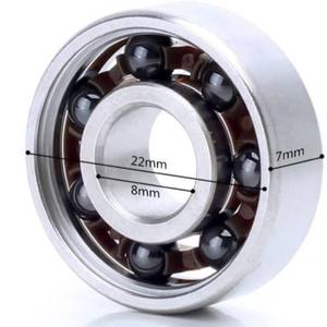 ลูกปืนเซรามิก 608 8*22*7 มม. 688 ลูกปืนเซรามิกสำหรับโรลเลอร์สเก็ตและสเก็ตบอร์ด - Product Image 4