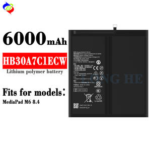 HB30A7C1ECW แบตเตอรี่ OEM แบบใหม่สำหรับแท็บเล็ต Huawei ขนาดกลาง <span class=keywords><strong>M6</strong></span> 8.4 6000มิลลิแอมป์ใหม่0รอบ - Product Image 2