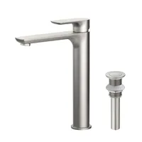 Robinet de salle de bain pas cher rond argent or noir laiton robinet mitigeur de lavabo