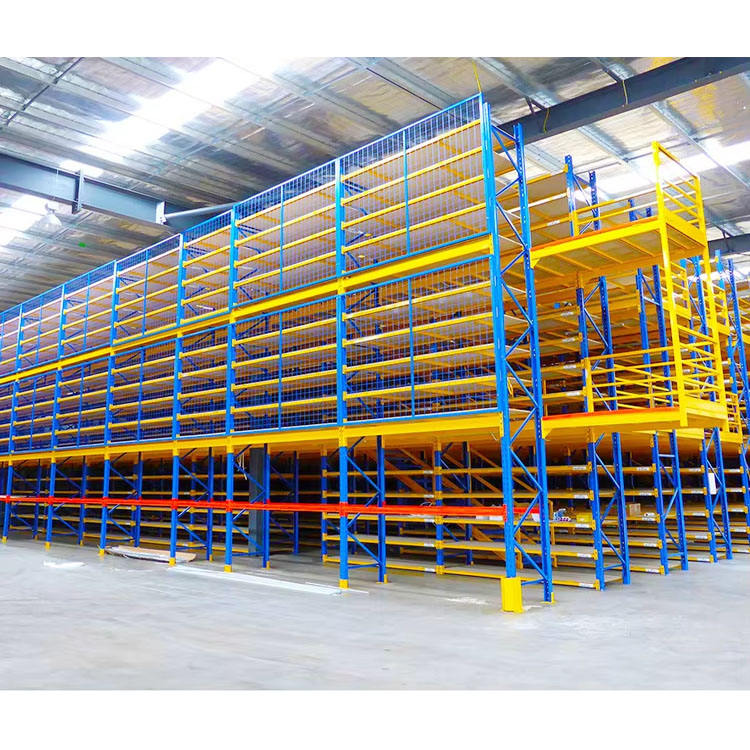 Swl Menzanine Racking Customized Mezzanine Racking System High Density Steel Storage Floor ...