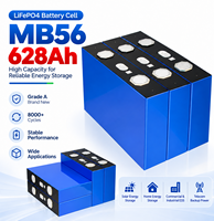 Sel Baterai EVE MB56 3.2V 628Ah LiFePO4 Baru Grade A Prismatic LFP untuk Penyimpanan Energi ESS Komersial dan Industri