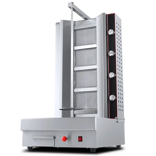 Dijual Mesin Panggang Kebab Doner Gas Putar Jerman, Mesin Panggang Shawarma Ayam Otomatis Teknologi Baru