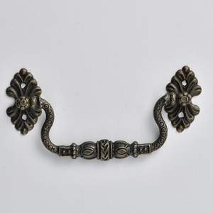 Furniture Handle Zinc Alloy European Style <b>Cabinet</b> Drawer Hanging Ring Handle Small Antique Bronze <b>Gold</b> Medium - Product Image 4