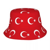 Chapeau Bob Personnalisé Nouveau Drapeau Tunisien Vente en Gros Été Extérieur Pêcheur Amusant Garçons Filles