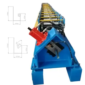 America Popular Galvanized Metal Aluminum J Channel Track Trim Drip Edge Roll Forming Machine