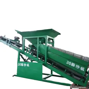 Large commercial sand screening machine Sand field vibrating grading Mobile and gravel drum Sand and gravel separator