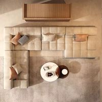 OEM ODM Cloud-Sofa für Gewerbliche Nutzung Maßgefertigtes Hotel-Lobby-Sofa Großhandel Innenarchitektur-Projekt Direktvertrieb Samt-Sofagarnitur