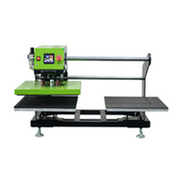 Nouvelle presse à chaud pneumatique double station CYFZLCB2 15x15cm avec plateau supérieur coulissant pour étiquettes et marquage à chaud, résistante au lavage