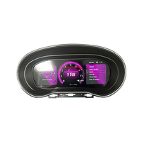 Tableau de bord numérique pour Volkswagen Jetta MK6 2012-2021 Tableau de bord numérique LCD pour voiture Compteur de vitesse pour tableau de bord