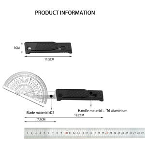 Couteau Reggie <span class=keywords><strong>Gravity</strong></span>, couteau pliant multifonctionnel portable pour la chasse en pleine nature, le camping, lame tranchante - Product Image 6