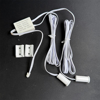 Contrôleur central à capteur de porte double LED DC12V DC24V pour éclairage d'armoires et de meubles