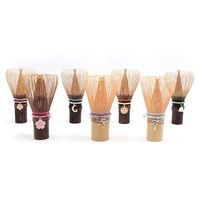 Bambus Custom Logo Matcha Tools Premium Matcha Accessoires Coloré Bambou Chasen Brosse Fouet Matcha avec Petit Charmant