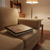 Plateau de lit en MDF noir avec cadre en bois, faible MOQ, pour chambre à coucher, petit-déjeuner, dîner, avec plateau de genoux en polyester