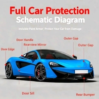 Film de protection de peinture 3M PRO 3M Style PPF, film transparent brillant en TPU, auto-réparateur, anti-jaunissement, revêtement hydrophobe, 3M Scotchgard