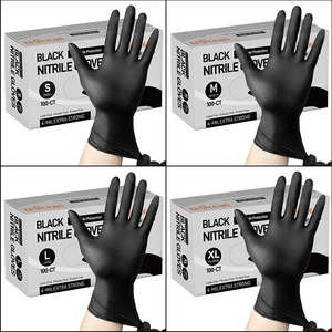 <span class=keywords><strong>Guanti</strong></span> Monouso in <span class=keywords><strong>Nitrile</strong></span> Senza Lattice e Senza Polvere con Logo Personalizzato per Tatuaggi, Pulizia, Cucina, Giardino, Spa, Salone di Bellezza e Nail Art - Product Image 3