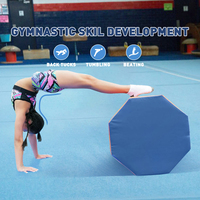 Boîte de fitness octogonale de saut quatre en un Boîte de plyo souple en PVC pour la formation de capacité de saut explosif