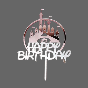 Decorazione per Torta in Acrilico a Doppio Strato Riutilizzabile 'Buon Compleanno' per Capodanno e Altre Feste, Decorazione per Cupcake e Dessert - Product Image 3