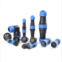 Connecteur d'alimentation étanche IP68 LD28-2/3/4/5/6/7-9 broches, prise industrielle sans soudure, fiche aviation