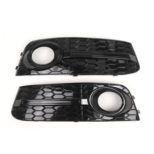 Grille de protection des feux antibrouillard pour Audi A4B8 2009-2012, en plastique ABS, insert de pare-chocs inférieur pour la mise à niveau et la rénovation - Product Image 2