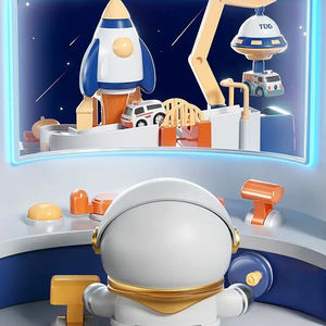 Offre spéciale thème espace piste de levier inertie voiture d'épissure piste Puzzle voiture de <span class=keywords><strong>Rail</strong></span> aventure <span class=keywords><strong>jeu</strong></span> avec 6 voitures - Product Image 3