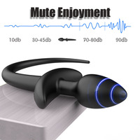 Plug anal vibrant en forme de queue de chiot pour hommes et femmes, jouet sexuel pour la masturbation et les jeux de rôle SM