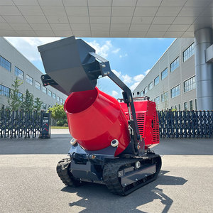 Woer F300 300l Mini Betonnen Dumper Zelfladende Mixer Vrachtwagen Diesel Benzinemotor Compact Dumper Voor Bouwwerkzaamheden - Product Image 1