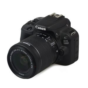Appareil photo <span class=keywords><strong>reflex</strong></span> numérique d'occasion EOS 100D avec écran tactile HD, léger, idéal <span class=keywords><strong>pour</strong></span> les débutants, les étudiants et les voyages - Product Image 3