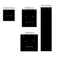 Boîte de rangement à bijoux rectangulaire personnalisée Xinxing avec motif carré pour bagues, boucles d'oreilles, colliers, bracelets et bijoux