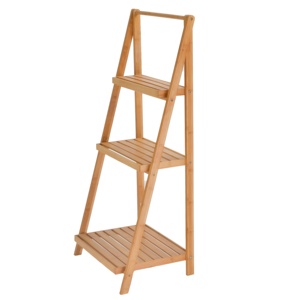 Garden balcony indoor and outdoor bamboo storage shelf simple and modern multi-layer storage cabinet