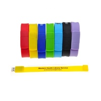 Gelang Kustom Baru Usb Memori 32Gb Gelang Tangan USB 3.0 Flash Drive Pendrive Karet Gelang Memori Usb LFN-216 16Gb