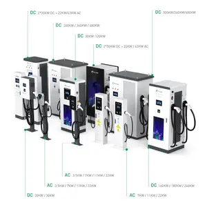 Sunpal Ev Adapter Ladegerät 15kW 18kW 20kW 22kW Elektroauto Ev Ladestation mit 7M Stecker