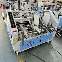 Nueva Máquina Plegadora y Encoladora de Fondo Automática de Alta Velocidad Oray para Embalaje de Cajas de Cartón Corrugado