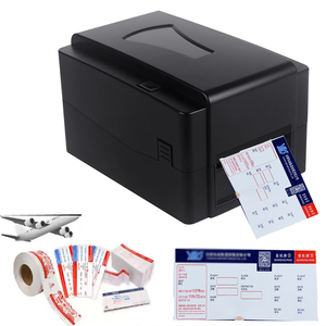 最安値 搭乗券プリンター 荷物プリンター 印刷済みサーマル荷物タグ 航空会社荷物タグ チケットプリンター - Product Image 1