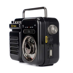 Altavoz Inalámbrico Retro Vintage Vofull, Radio FM con Bluetooth 5.1, Altavoz Portátil para Decoración del Hogar - Product Image 6