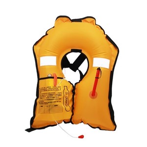 Chaleco Salvavidas Inflable Portátil de Tela Oxford con Certificación CE para Adultos y Niños, Flotabilidad de Espuma EPE, Artefacto de Autorescate Manual/Automático - Product Image 4