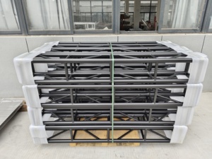 Modular Aluminum Alloy 290x290mm Black Square Truss System-Pre-Assembled Anti-Rust for Outdoor Events & Exhibitions - Product Image 3