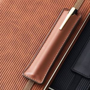 Promotion September Versatile Hardcover Leather Bound <b>A5</b> <b>Notepad</b> Office Reusable Notebook with Custom Logo and Pen Strap - Product Image 2
