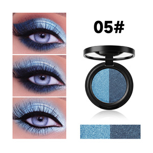Paleta de Sombras de Ojos <span class=keywords><strong>Duo</strong></span> Rosa Perlado, Resistente al Agua, con Acabado Brillante y Mate, en Tonos Tierra, Dorado, Marrón y Azul - Product Image 3