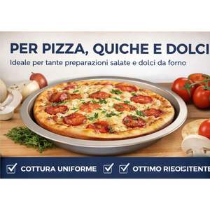 Plaque de cuisson ronde en aluminium antiadhésive facile à nettoyer, 25 cm, moule pour pizzas, gâteaux, tartes, compatible lave-vaisselle et four, outils de pâtisserie - Product Image 4