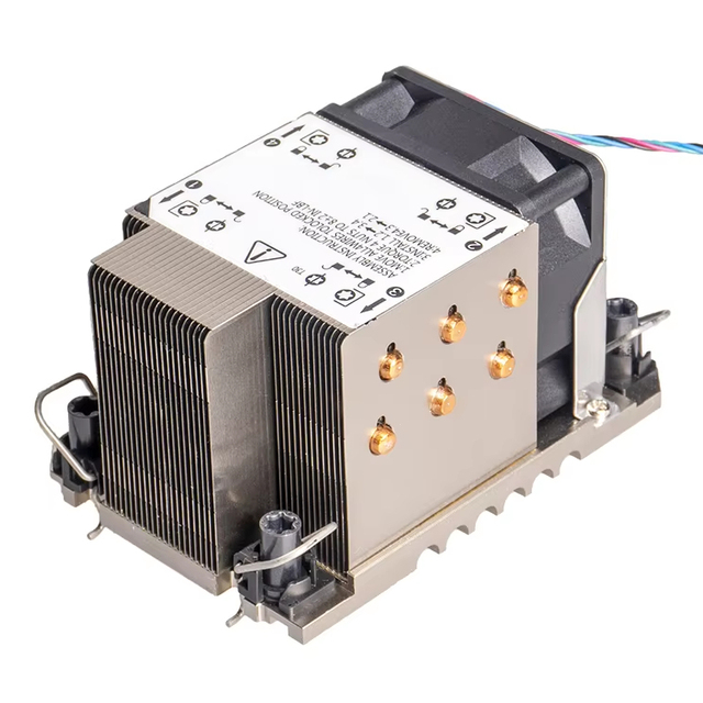 LICHAO LGA4189 2U Active CPU Heatsink AL Base+AL Fin 6HP+6025 60x60x25mm 9000rpm Fan 12V Ball Bearing LED 280W TDP 53dB
