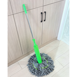 Mopa Autolimpiable con Mango Telescópico Largo de Acero Inoxidable, Incluye 1 Paño para Limpieza de Pisos - Product Image 1